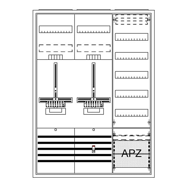 STRIEBEL & JOHN Komplettschrank AP3Pkt.A372Z1V5A2 DA37PG